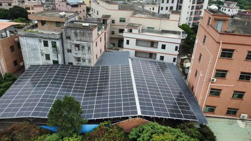 Latest company Solutions about Solar Power plant 123.28kw installed in Dongguan China