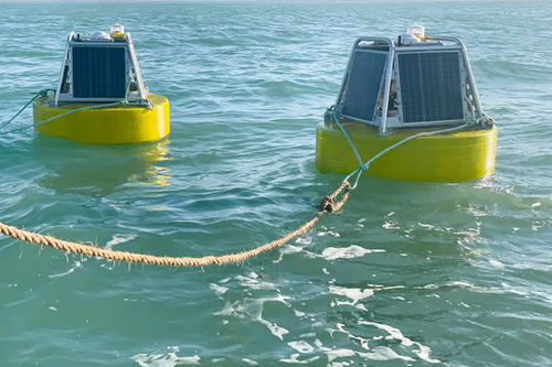 Latest company Solutions about Customer installation semi rigid walkable solar panel for boat floating buoy data well