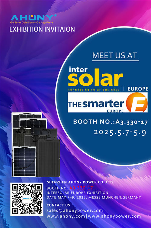 Latest company news about AHONY invitation to Intersolar 2025
