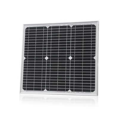 Good price 20w Rigid Solar Panel Glass Solar Photovoltaic Module For DC 12V Battery Charging online