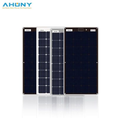 Good price 130W Flexible IBC Walkable Solar Panel Semi Rigid solar cell panel 220v pv modules For RV Ocean Roof Batteries online