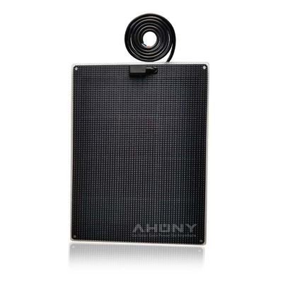 Good price Sunpower Semi Rigid Solar Panels 40w Transparent Solar Panel pv module walk on tough For Marine Floating Light deck bouy online
