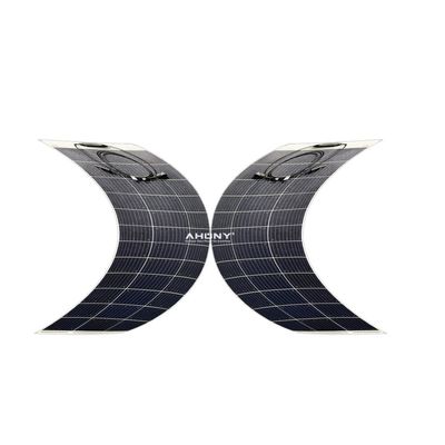 Good price 100w HJT Cell Solar Panel Semi Flexible Off Grid For RVs Boats Campers Tent Roof online