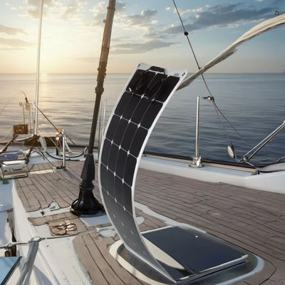Good price 120w 12V Photovoltaic boat balcony plastic thin transparent Flexible bendable Solar Panels pv vendor manufacturer supplier online