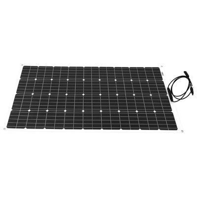 Good price Semi Flexible 110W 12V Mono Solar Panel Charger Off Grid Monocrystalline Bendable online