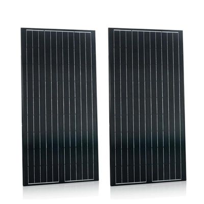 Good price Mono Photovoltaic Glass Solar Panel 150w 160w 180w 12v 18v 24v monocrystalline Solar Panel pv A efficiency solar cell online