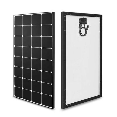 Good price 100W 12V Mono Rigid Solar Panel Off Grid PV Power For Camping RV Marine Motorhome online