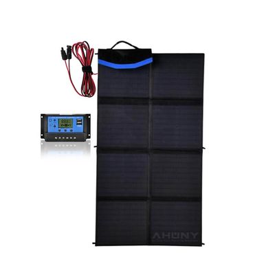 Good price 160W 12V Portable Solar Panel Foldable Mono Solar Charger For Solar Generator Rv online