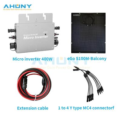 Good price On Off Grid Micro Inverter Solar Power Energy System 400w 600w 800W For Home Balcony online
