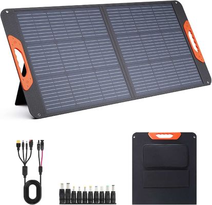 Compact 100W Portable Solar Panel 100 Watt 20V Monocrystalline Foldable Solar Panel Charger