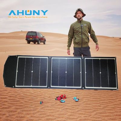 Good price 100w Portable Solar Panel 25.8% High Efficiency ETFE Foldable Solar Panel For Outdoor Camping RV Emergency Power Supply Power Station online
