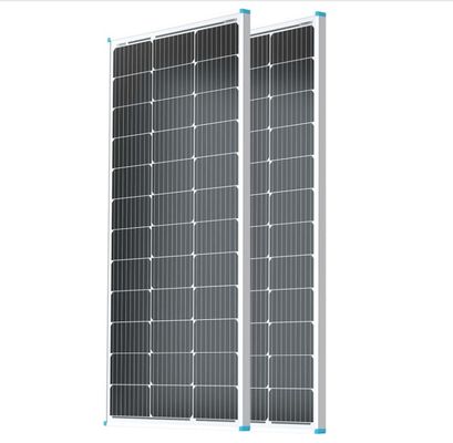 100W 20V Monocrystalline Solar Panels for RV Marine Rooftop Farm Battery High Cell Efficiency