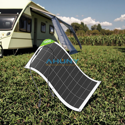 Good price 100W Flexible Solar Panel Monocrystalline PERC IP65 Junction Box online