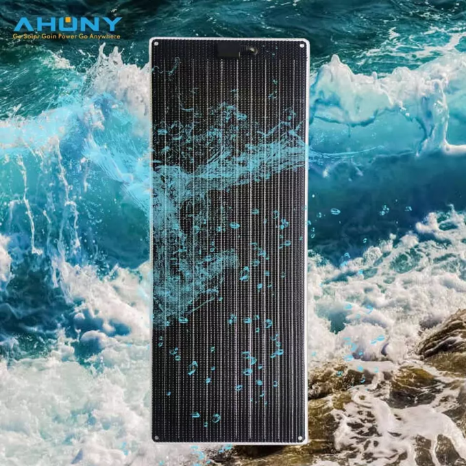 50w Walk On Semi Rigid Solar Panels Saltwater Proof Marine Solar Panel Kit