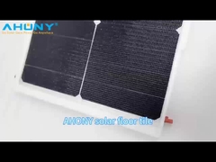 Semi Bendable Walk on Solar Module floor tile for Eco-friendly and Long-lasting Energy Solution