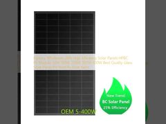 Factory Wholesale 26% High Efficiency Solar Panels HPBC Pv Module 50W 100W 200W 300W 400W Best Quality Glass Solar Panel for Roof Rv Boat Yacht 